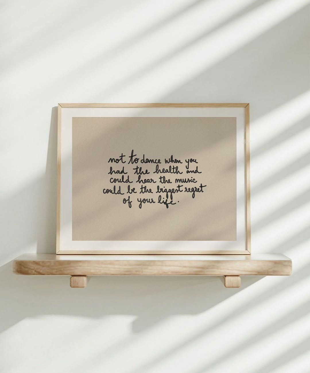 Poster 'No Regrets'