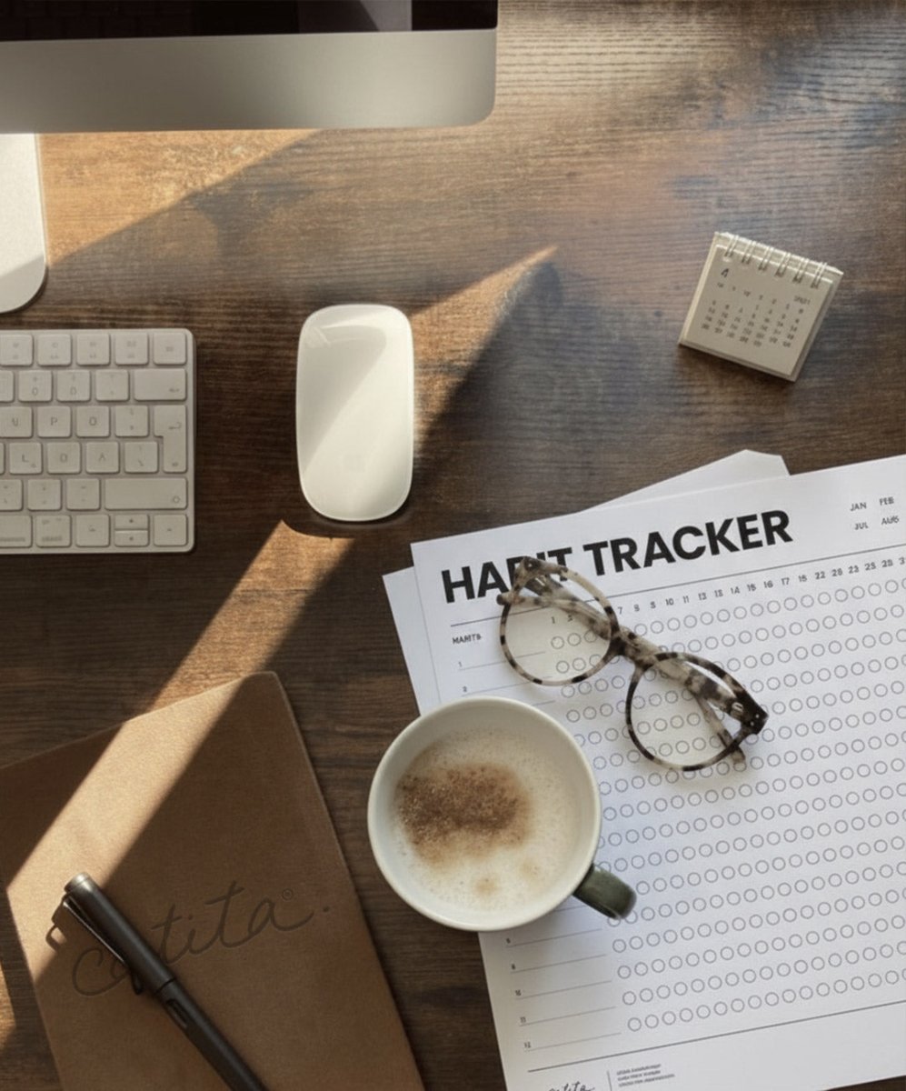 Habit Tracker - Printables Catita illustrations
