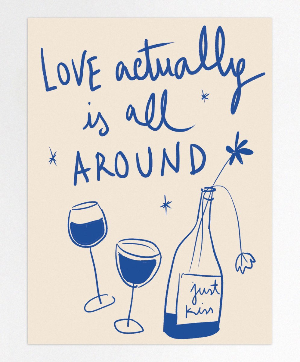 Love actually is all around - Posters Catita illustrations