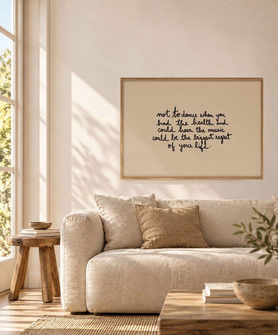 Poster 'No Regrets' - Posters Catita illustrations